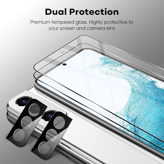 JETech Screen Protector for Samsung Galaxy S22+/S22 Plus 5G