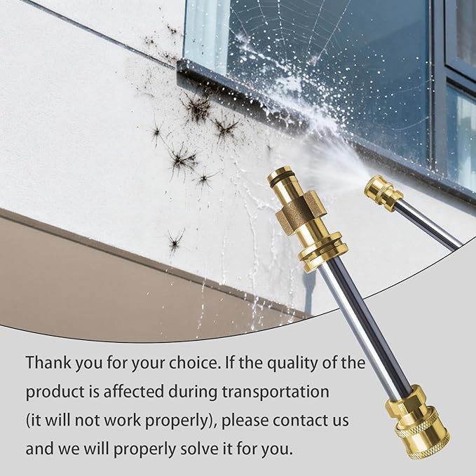1/4 Inch Quick Connectoris Suitable for Sun Joe Pressure Washer Accessories SPX200 SPX201E SPX205E-MAX SPX1500 SPX4003 SPX2500 SPX2598 SPX6000 Pressure Washer Adapter Suitable for Truper Hila 1600