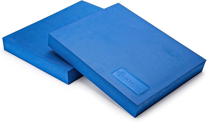 StrongTek Extra Wide Foam Balance Pad for Physical Therapy, 19" X 15.8" X 2.4", High-Density TPE Foam Pad for Exercise, Enhanced Stability, Core Strength, Non-Slip & Water-Resistant, for Fitness, Yoga