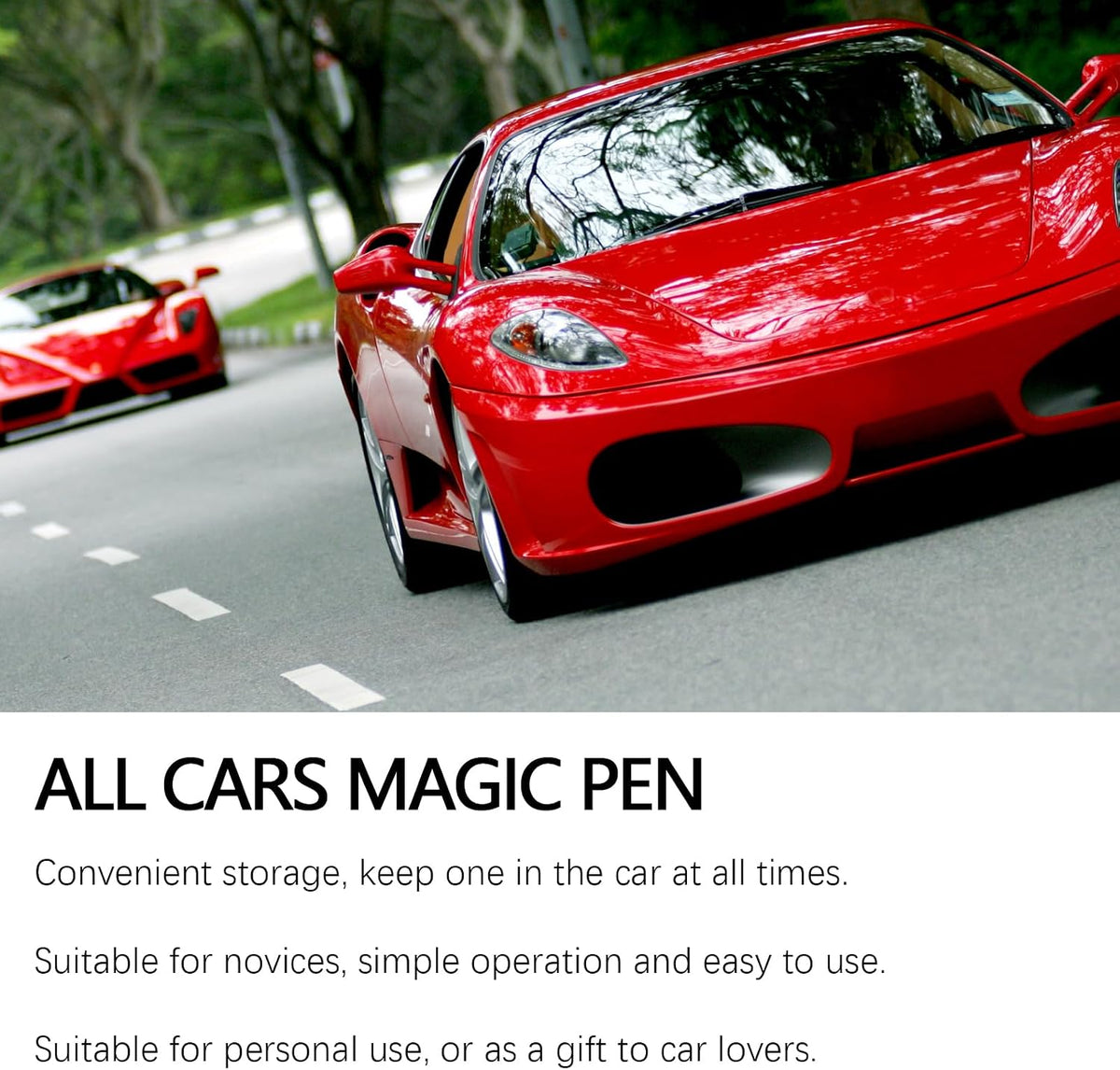 All Car Magic Scratch Repair Pen - Quick & Easy Touch-Up Solution for Minor Scratches, Weather-Resistant and Universal Fit for All Car Models (3pc)