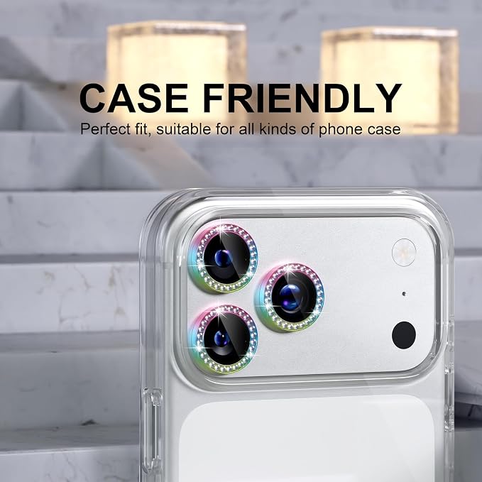 Choiche Compatible for iPhone 17 Pro/iPhone 17 Pro Max Camera Lens Protector