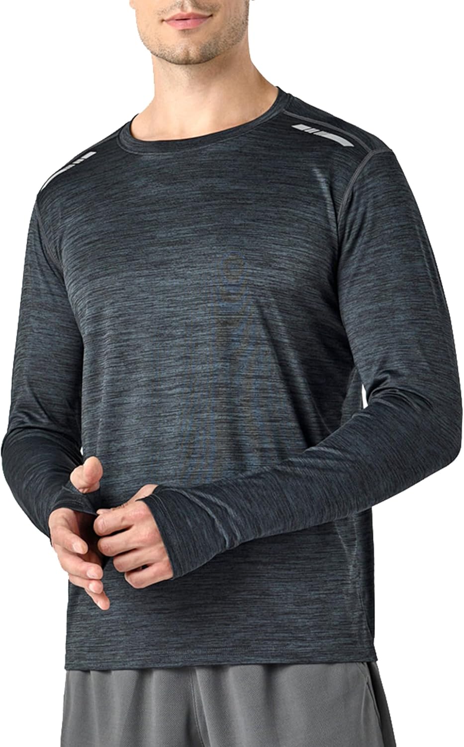 Skiennix Men's Dry Fit Long Sleeve T-Shirts - Lightweight Athletic Performance Tops | 3 Pack for Hiking