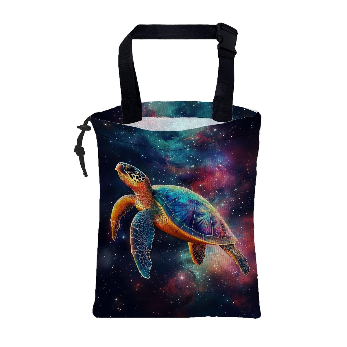 Car Trash Bag Vintage Orange Green Leaves Leak-Proof Car Garbage Bag with Drawstring Foldable Canvas Trash Bin with Adjustable Buckle for Car Accessories, Travelling, Camping
