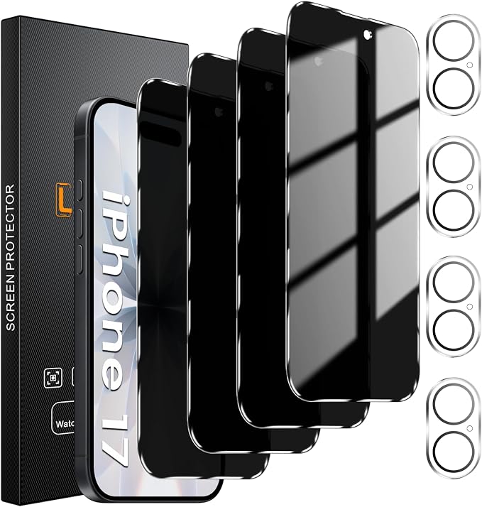 Lesakit 4 Pack Privacy Screen Protector