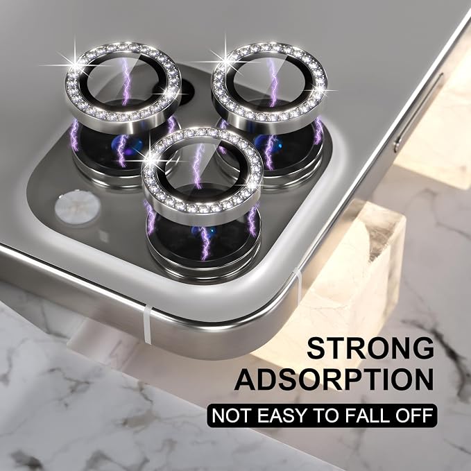 Choiche Compatible for iPhone 16 Pro/iPhone 16 Pro Max Camera Lens Protector