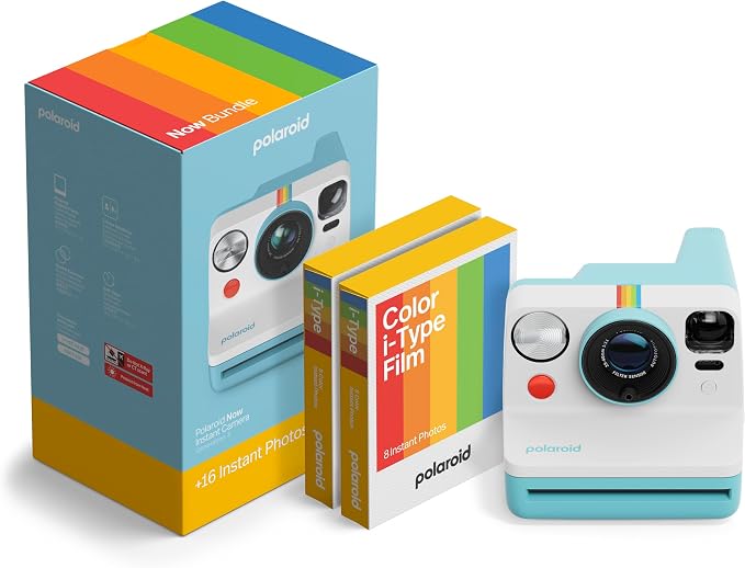 Polaroid Now 3rd Generation I-Type Instant Camera + Film Bundle