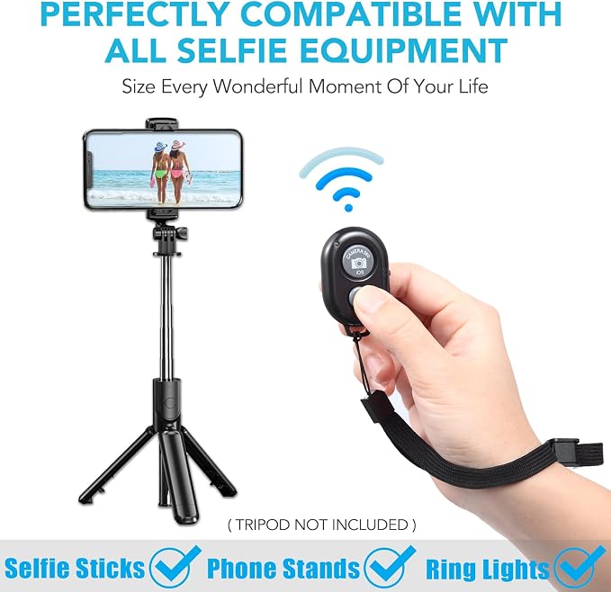 2 Pack Wireless Camera Remote Control