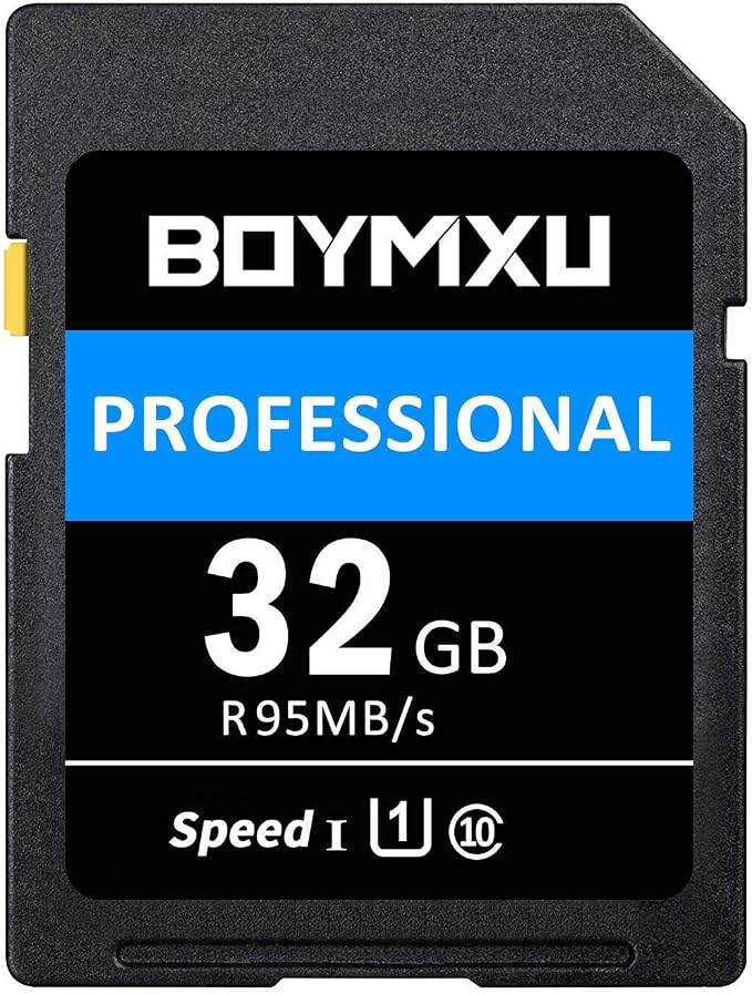32GB Memory Card, BOYMXU Professional 1000 x Class 10 UHS-I U3 Card Compatible