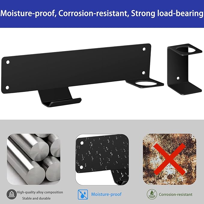 Floor Jack Wall Mount Organizer Brackets, Garage Tool Hangers Jack Stands Holder, Storage Rack Hydraulic Trolley Jack Stand Accessories