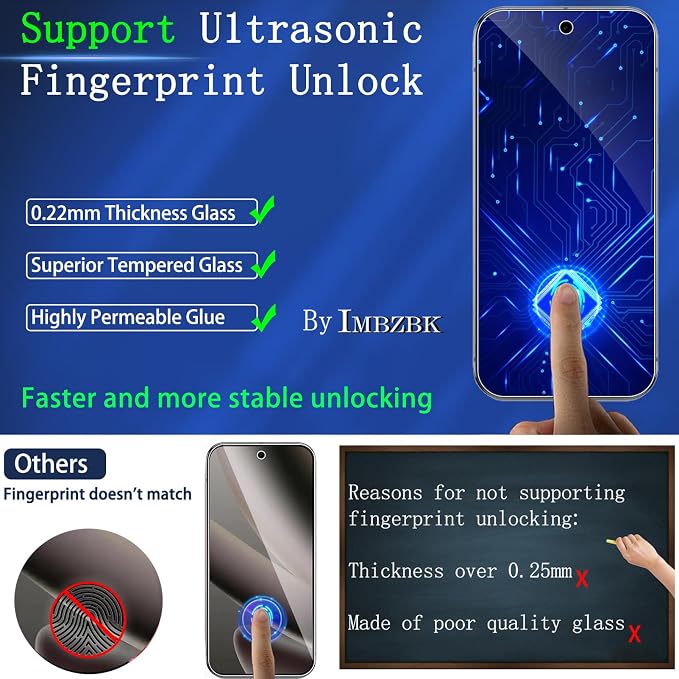 IMBZBK 3 Pack Screen Protector for Google Pixel 10 Pro, 3 Tempered Glass Camera