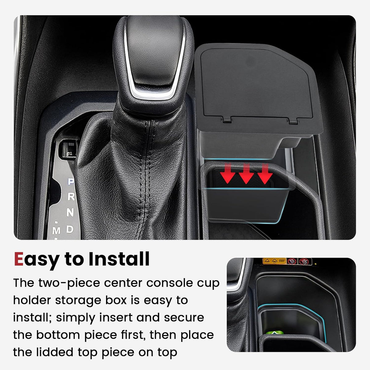 2PCS Cup Holder Organizer for 2023-2026 Toyota Grand Highlander