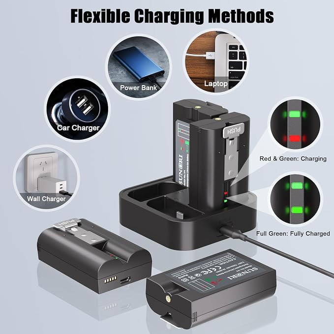 4-Pack 7200mAh for Ring Rechargeable Camera V4 Batteries Replacement