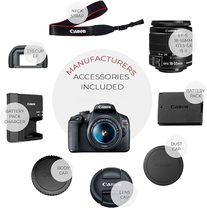 Canon EOS Rebel T7 DSLR Camera