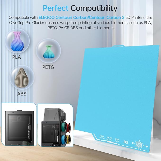 BIQU Cryogrip Pro Frostbite Cold Build Plate Compatible