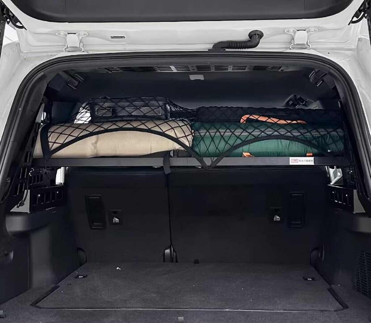 CTH for Toyota Land Cruiser 2024 2025 2026 Car Modification MOLLE Panel Trunk Organizer Cargo Storage Luggage Hanging Bracket Holder Shelf Accessories (Side + Middle Shelf)