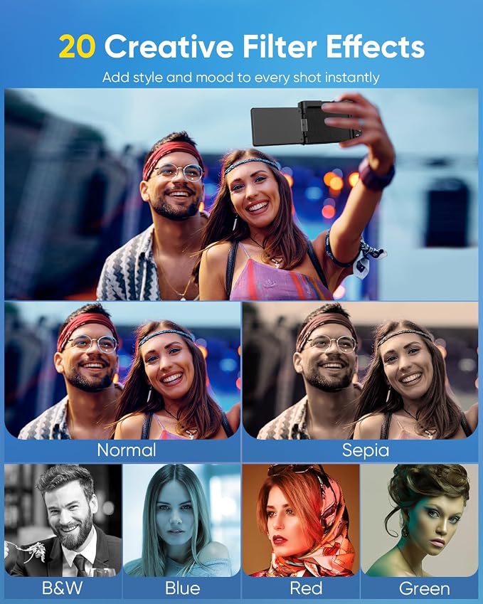 4K Digital Camera for Photography, 2026 Latest WiFi 64MP Vlogging Camera for
