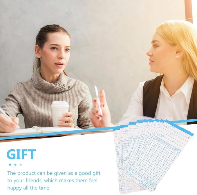 Operitacx Double-Sided Attendance Time Cards