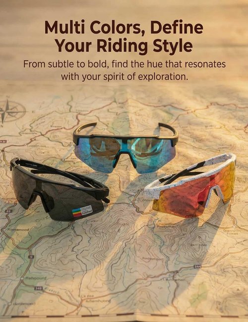 BangLong Polarized Sports Sunglasses for Men Women - UV400 Protection Sun Glasses for Cycling Running Baseball Fishing Hiking