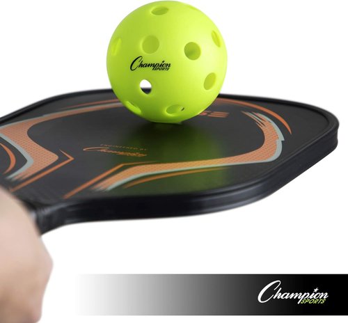 Champion Sports Pickleball Ball Set - Durable Roto Molded Design for Outdoor Play