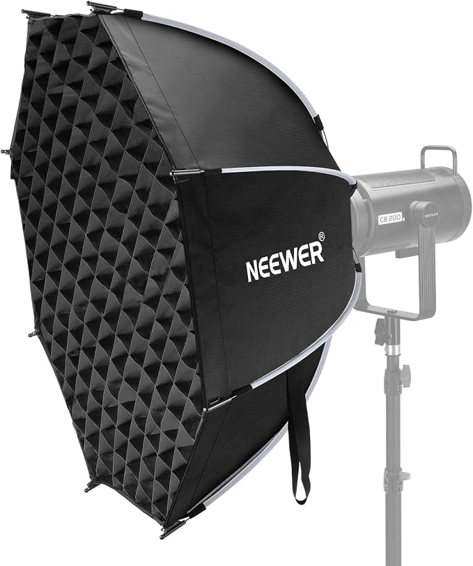 NEEWER 35.4'' Octagonal Softbox, Quick Release Parabolic Soft Box