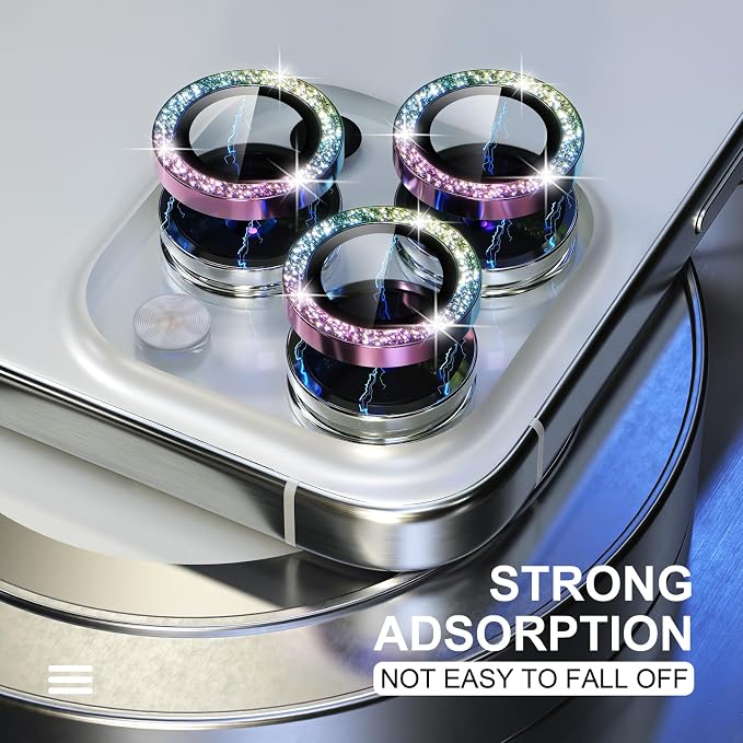Choiche Compatible for iPhone 15 Pro/iPhone 15 Pro Max Camera Lens Protector
