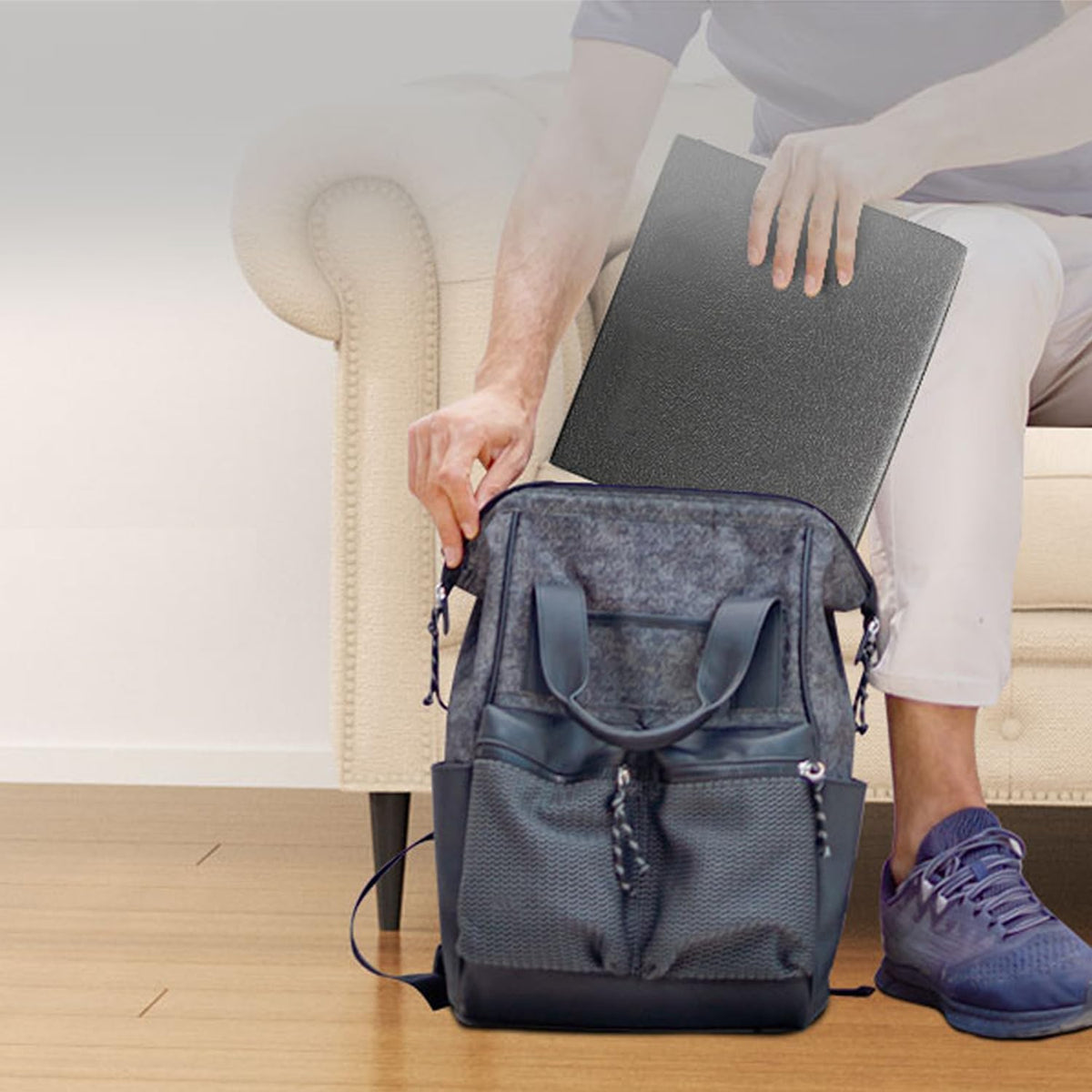 Walking Pad Treadmill Mat - Carpet Floor Protection | 55x24 Inch, Noise-Reducing Shock Absorption