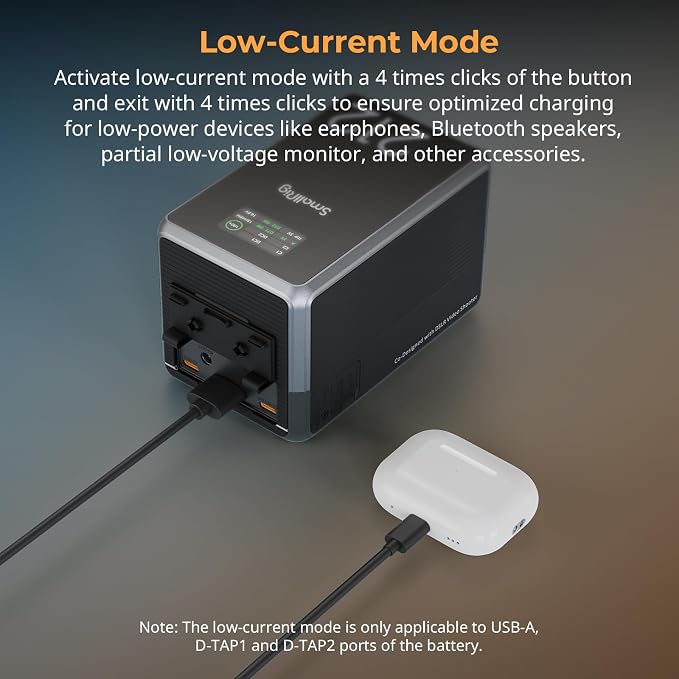 SMALLRIG V Mount Battery VB212, 212Wh / 14400mAh V Mount Battery