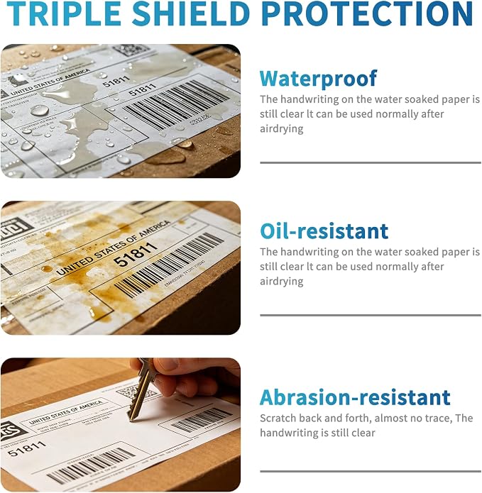 9527 Product 4x6 Direct Thermal Shipping Labels