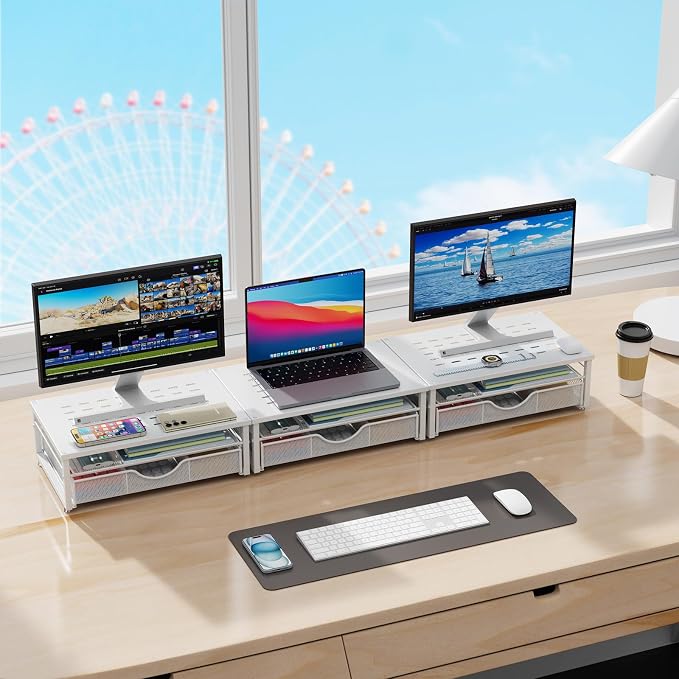 gianotter Computer Monitor Stand Riser, office organizer
