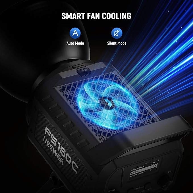NEEWER 130W RGB LED Video Light APP/2.4G Control 17 Effects, 2500-7500K