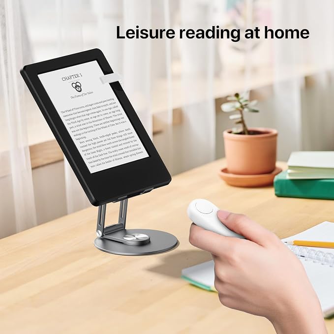 RF Remote Control Page Turner for Kindle Paperwhite Accessories Ipad Reading