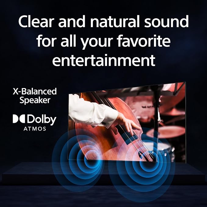 Sony 85 Inch BRAVIA 3 LED 4K HDR Smart GoogleTV (K-85S30) | Dolby Vision/Atmos, Exclusive Features for PlayStation®5, 4K Processor X1, Triluminos Pro, 4K movie credits included