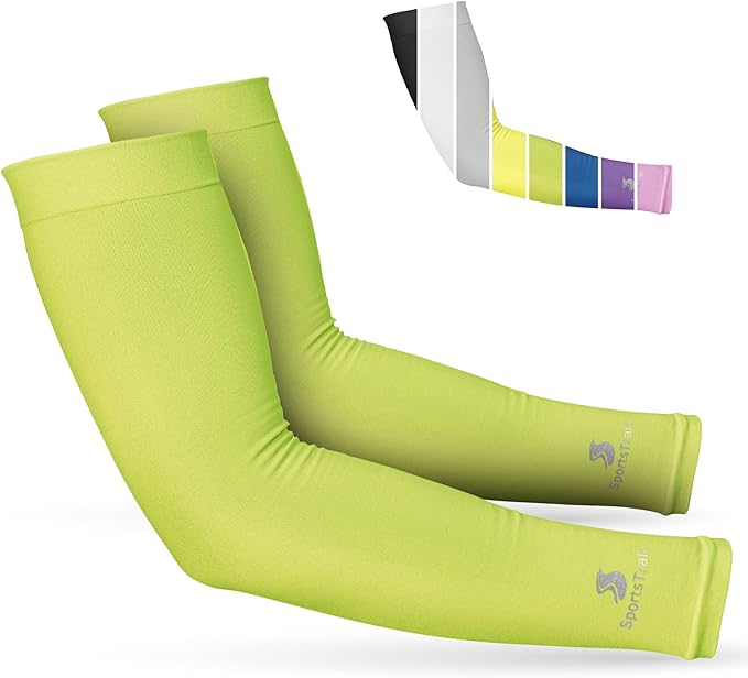 SportsTrail Cooling Arm Sleeves for Men & Women – Breathable, UV Sun Protection, Sports Arm Sleeves for Women, Men & Youth