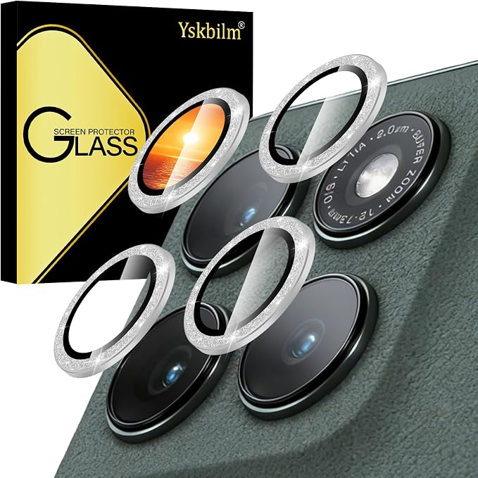 Compatible with Motorola Moto Edge 2025 Camera Lens Protector, Individual Bling