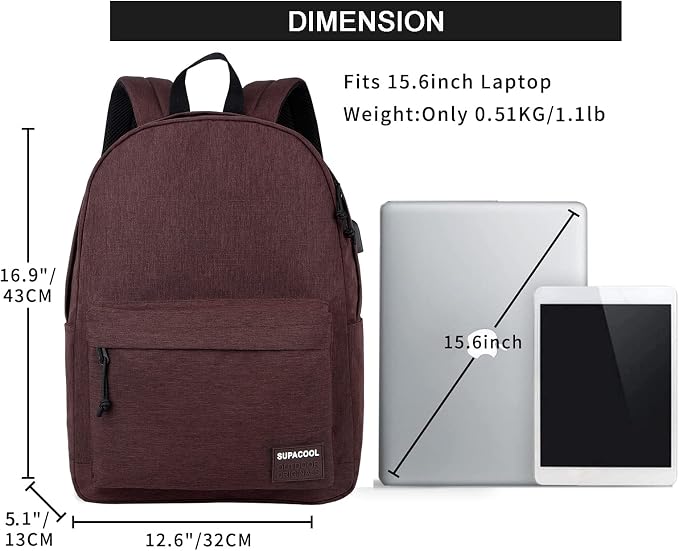 SUPACOOL Casual Laptop Backpack