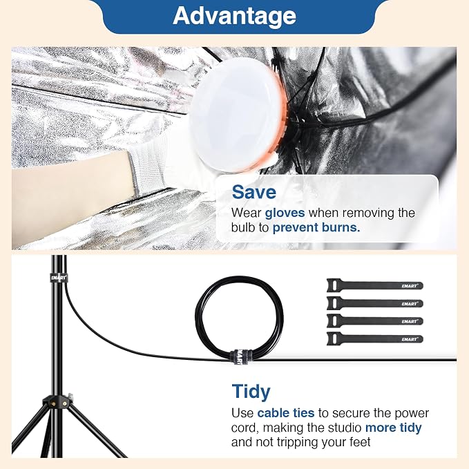 EMART Softbox Lighting Kit