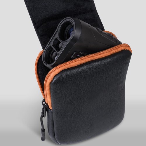 Craftsman Golf Thick Padded Synthetic Leather Soft Range Finder Case Holder Magnetic Flap Compatiable with Callaway 300 Pro and Bushnell Tour X/Tour V2/V3/V4/V5/PRO X2 and Others (Black and Brown)