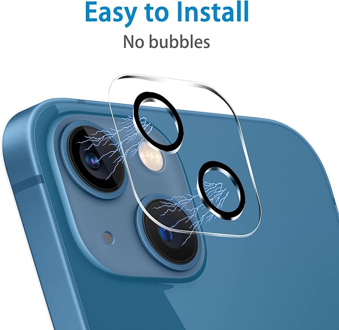 Dengduoduo 3 Pack Tempered Glass Camera Lens Protector