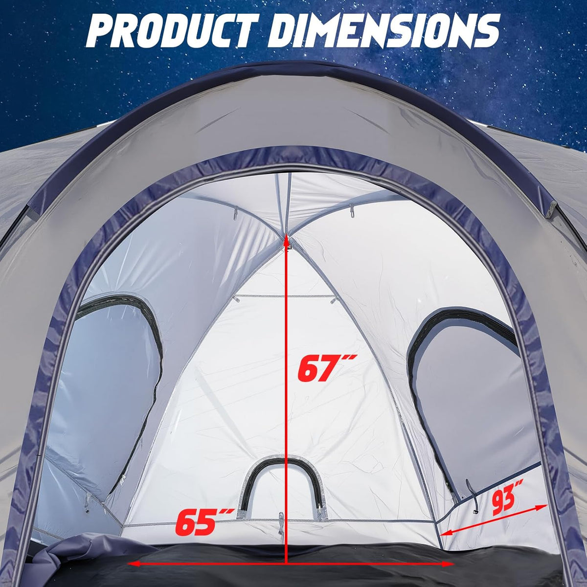 Truck Bed Tent for Pickup Trucks — Waterproof Camping Shelter with Insect‑Prevention Mesh & Quick Setup — Fits 5.5–6′ Beds — Rainproof Outdoor Shelter for Fishing, Hiking, Travel