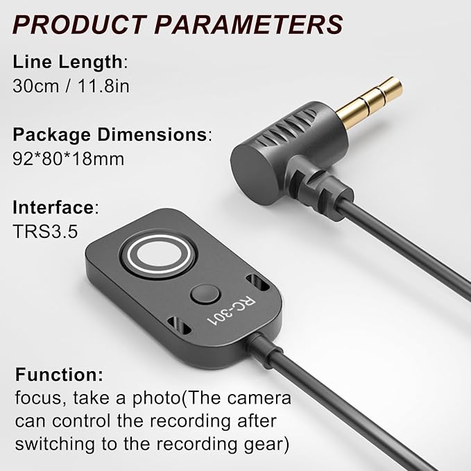 for Fuji gfx100II/GFX100RF Cable Release Wire Shutter Button Shooting