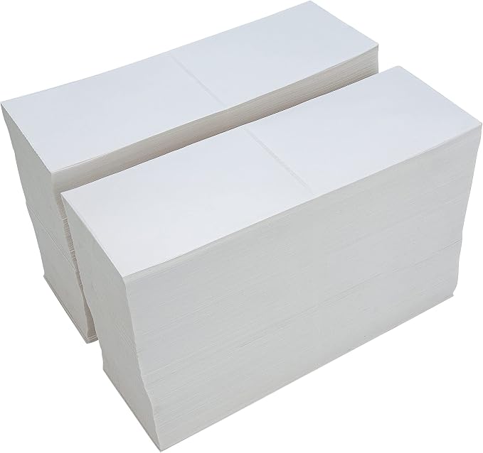 L LIKED 6000 4x6 Thermal Shipping Labels Fanfold, Direct Thermal Printer Labels