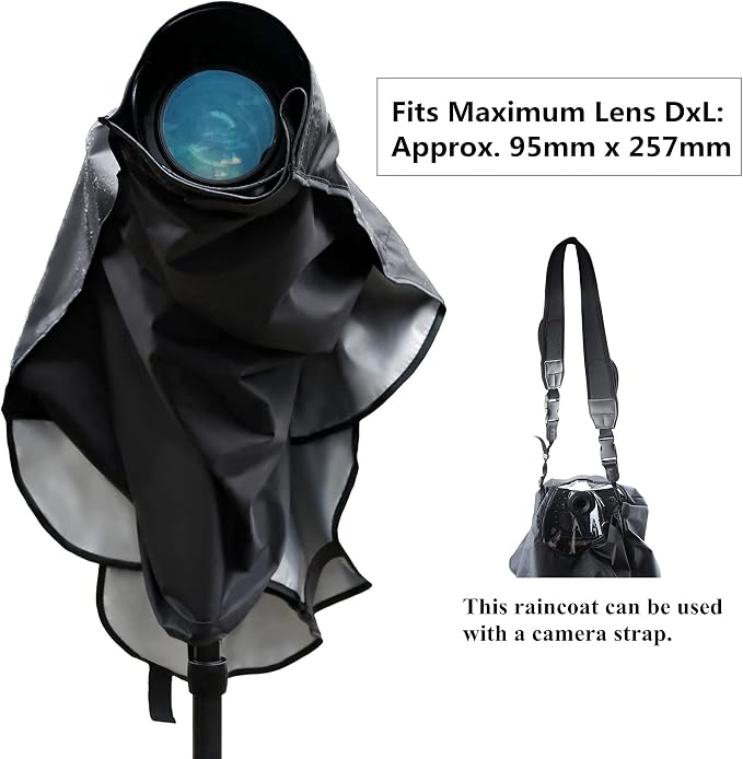 Professional DSLR Camera Rain Cover Gear Large Sleeve Protection