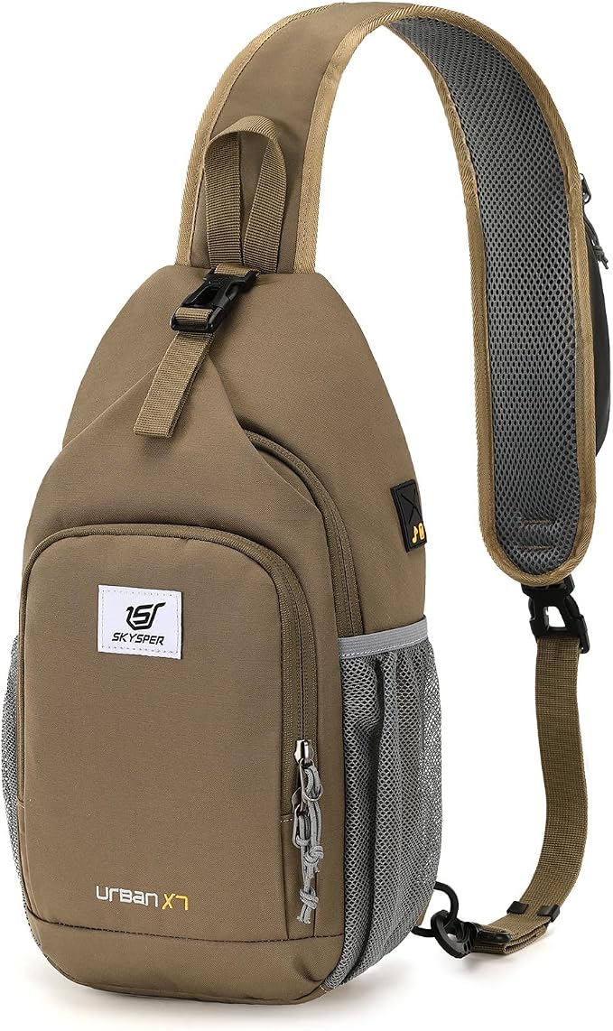 SKYSPER Sling Bag RFID Crossbody Sling Backpack Cross Body Shoulder Bag Travel