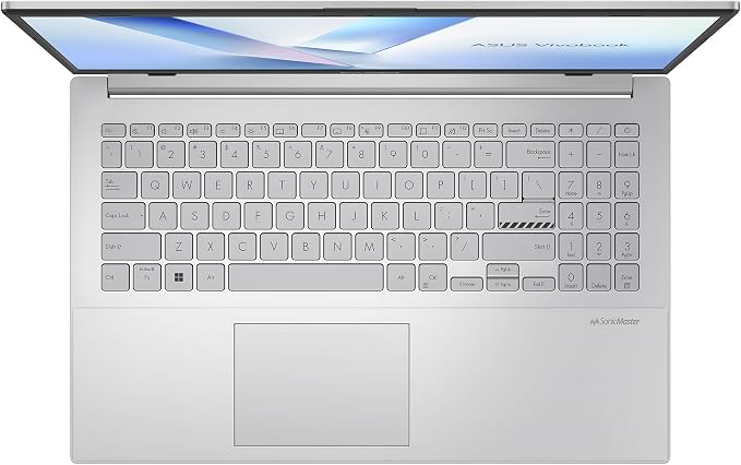ASUS Vivobook Go 15 15.6” FHD 60Hz Laptop with Intel Processor N150, Intel UHD Graphics, 8GB RAM, 128GB SSD, Cool Silver