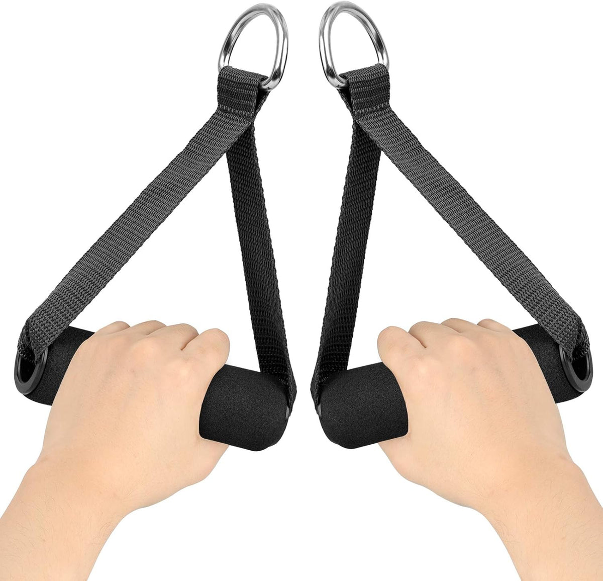 Skiennix Resistance Bands - 4PCS Foam Handle Set for Yoga & Strength Training | Durable & Comfortable