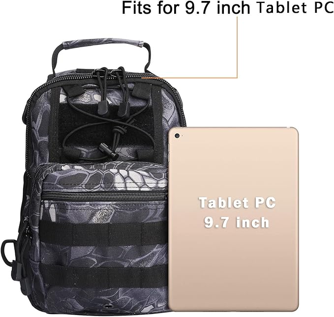 G4Free Outdoor Tactical Bag Backpack, Military Sport Bag Pack Sling Shoulder