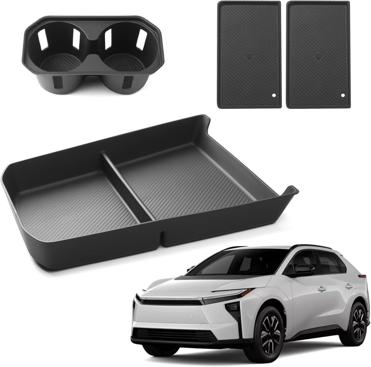 for 2026 Toyota bZ bZ4X Center Console Organizer Cup Holder