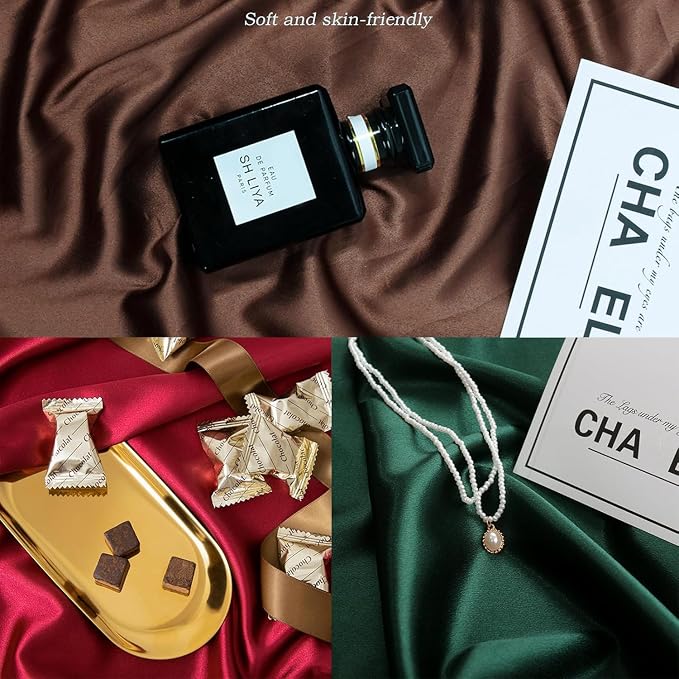 Product Photography Backdrops：6PCS Luxury Silk Texture Photo Props- Jewelry