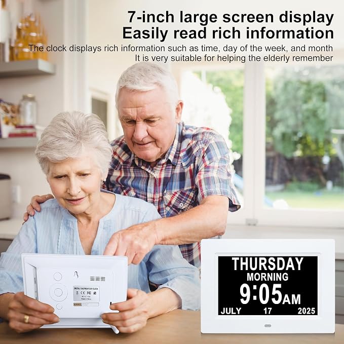Digital Dementia Clock for Seniors