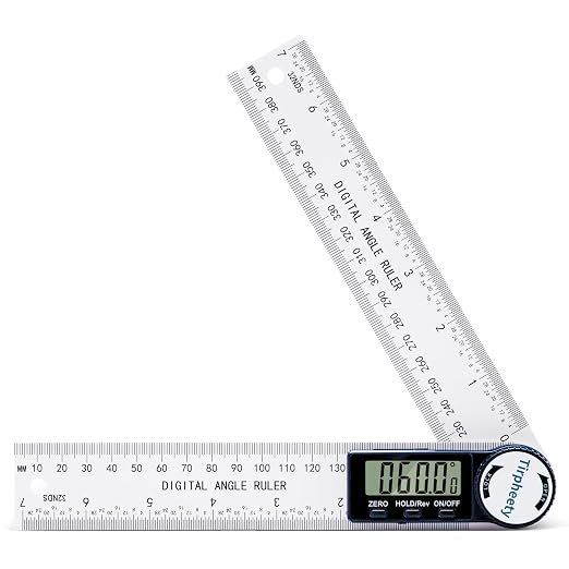 Digital Angle Finder Protractor, 3rd Generation Quick Display Angle Gauge Ruler